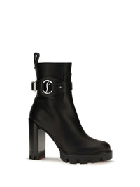 Christian Louboutin Women Dianouchette Lug Leather Ankle Boots