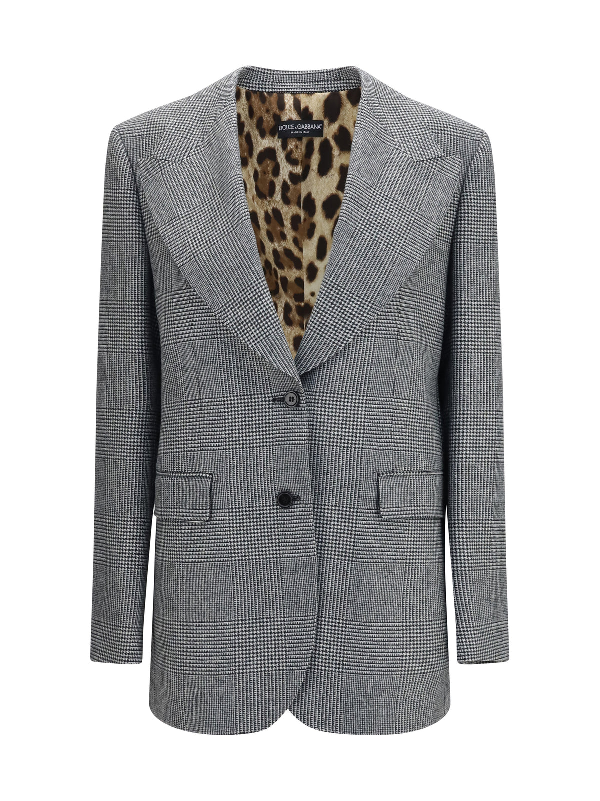 DOLCE & GABBANA Dolce & Gabbana Women Prince Of Wales Single Breasted Blazer