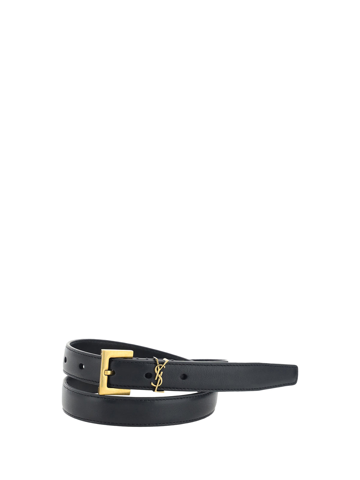 SAINT LAURENT Saint Laurent Women Cassandre Slim Belt
