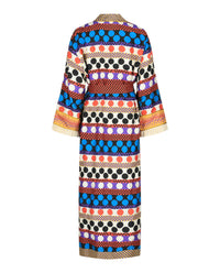 Valentino Valentino Womens Belted Printed Silk-Twill Robe Cover-Up