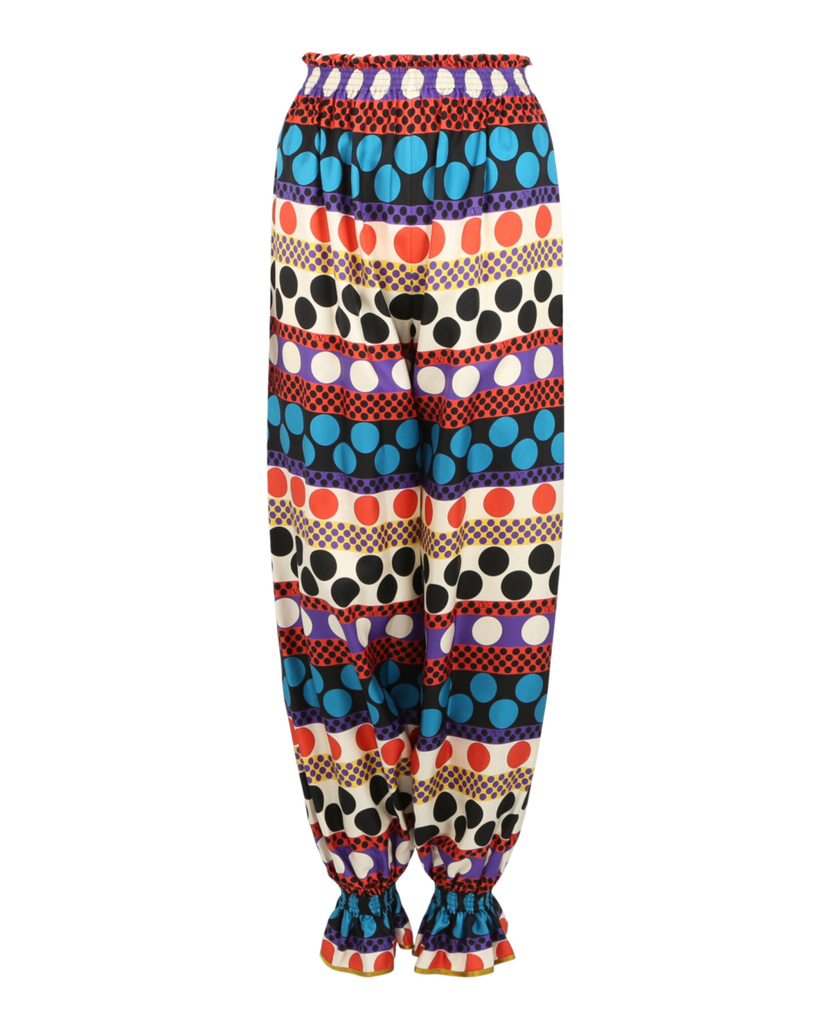 Valentino Womens Resort Polka Dot Print Pants