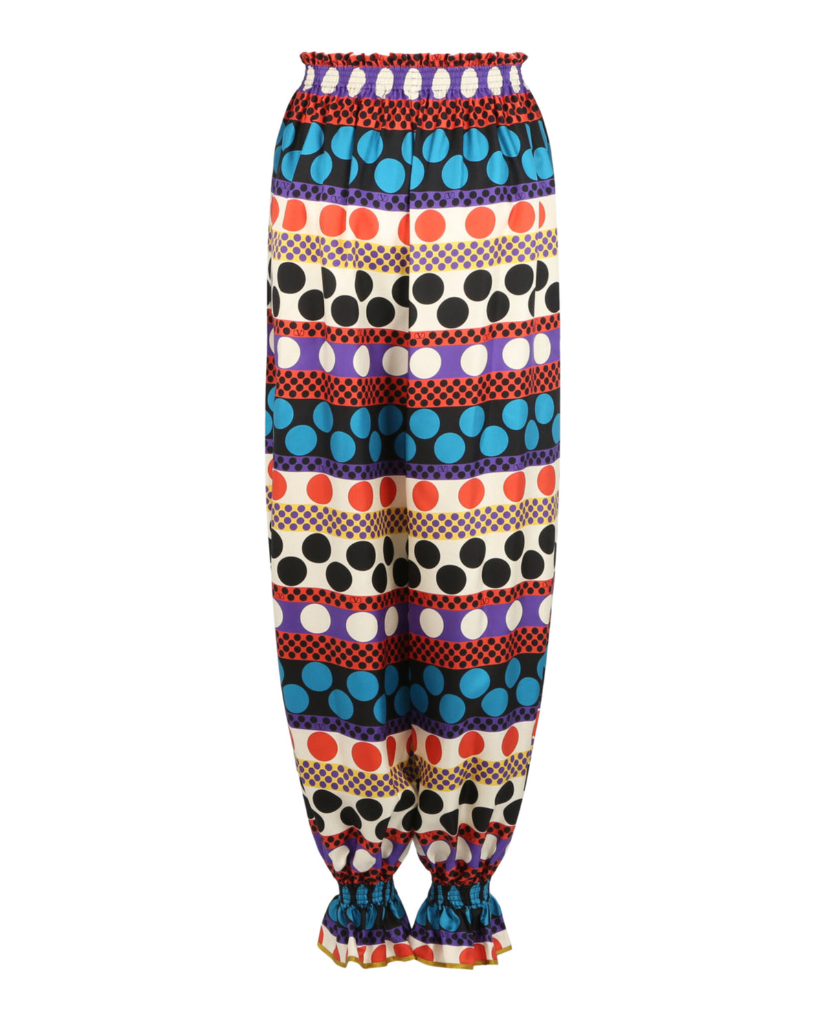 Valentino Womens Resort Polka Dot Print Pants