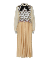 Valentino Valentino Womens Sequin Chiffon Maxi Dress