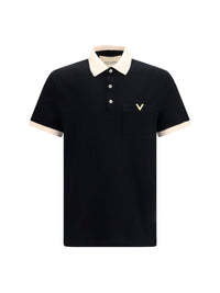 Valentino Men Polo With Contrast Trims