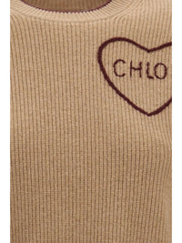 CHLOÉ Chloé Women Heart-Logo Sweater