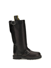 FENDI Fendi Women Glossy Calfskin Biker Boots