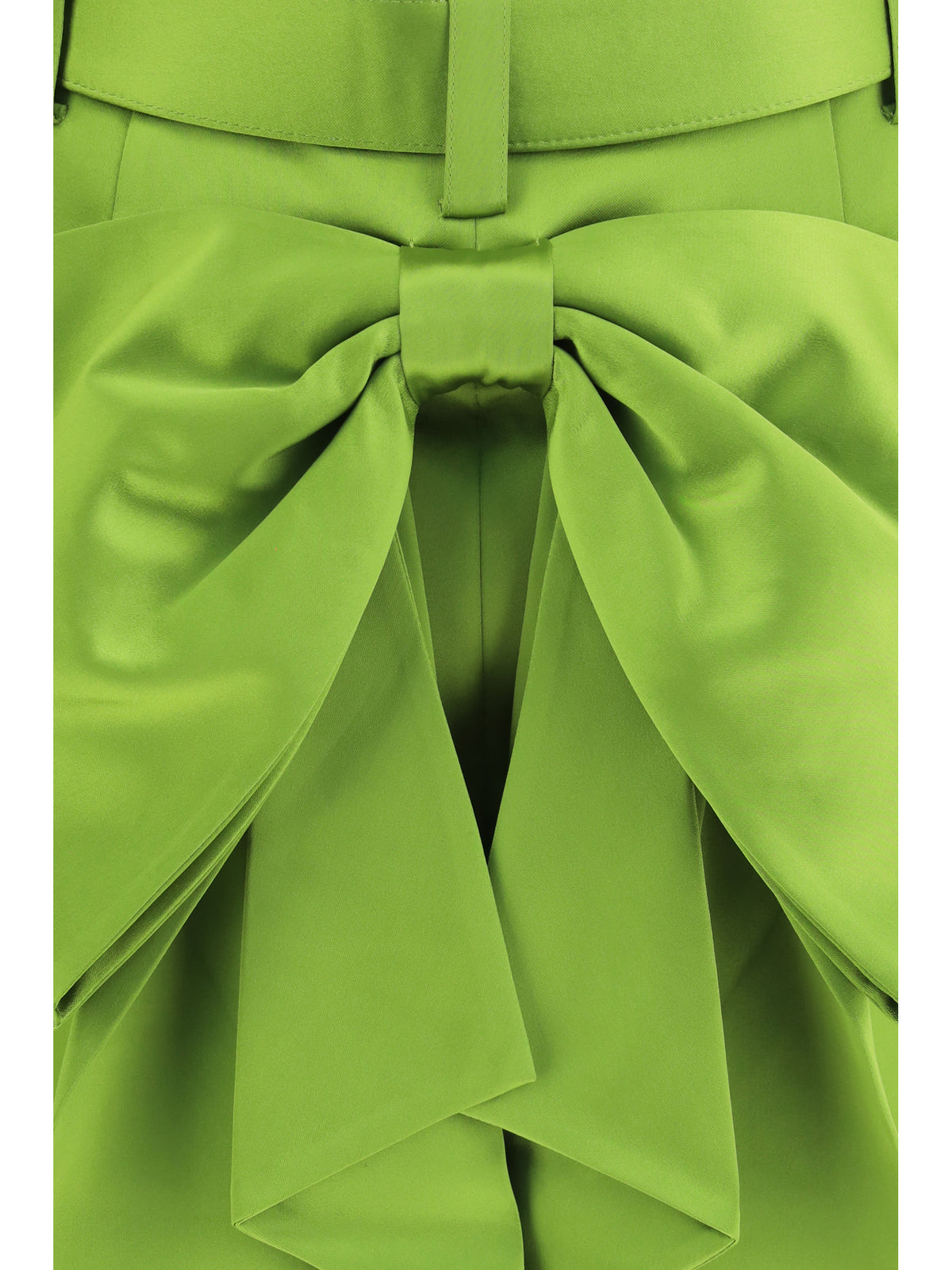 Self-Portrait Women Satin Bow Mini Skirt
