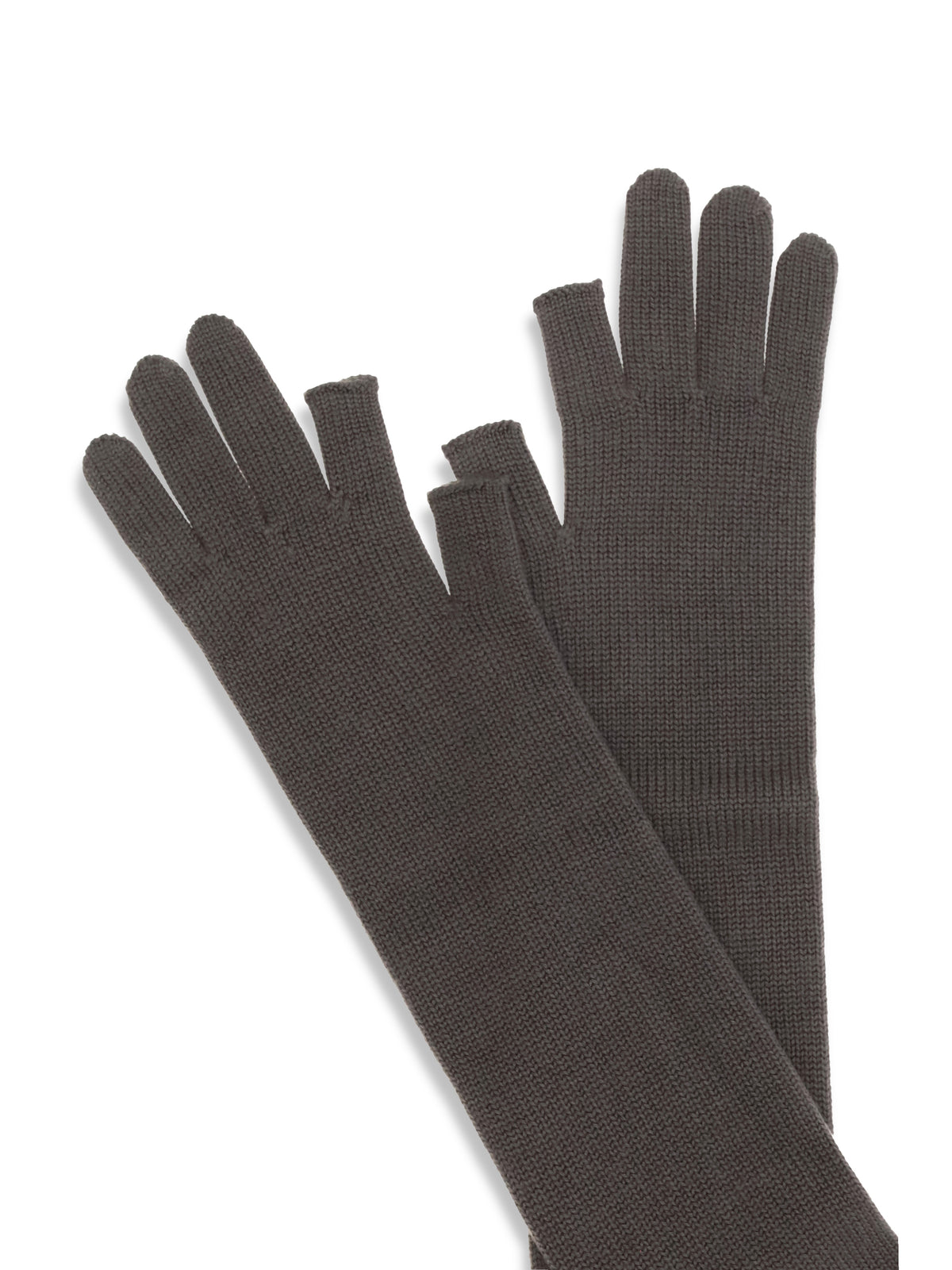 RICK OWENS Rick Owens Women Long Fingerless Wool Gloves