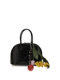 SELF-PORTRAIT Self-Portrait Women Toast Crocodile-Effect Leather Handbag