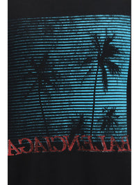 Balenciaga Men Printed Cotton Sweatshirt