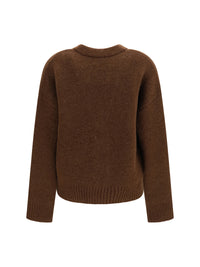 AMI PARIS Ami Paris Women Ami De Coeur Cardigan In Alpaca