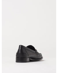 Fendi FF Lofer Loafers Leather Shoes Men Tobacco
