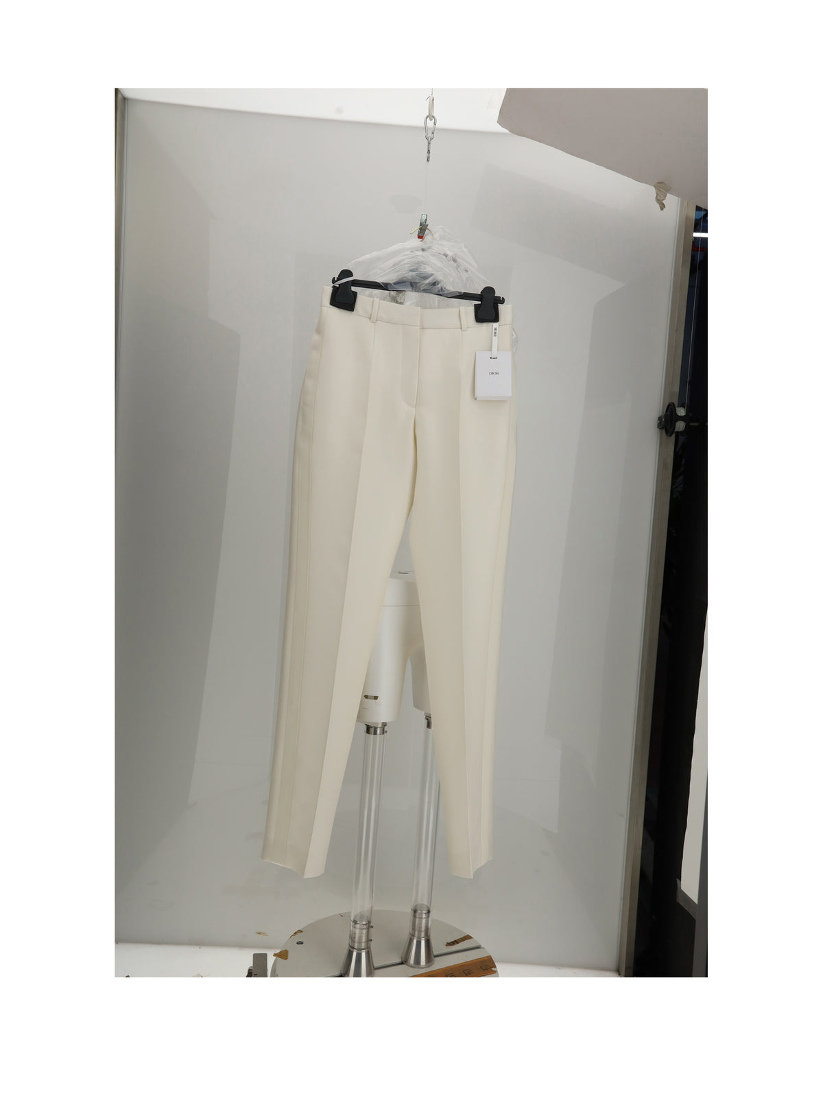 Dior Women Pantalon Smoking Db-Shantung