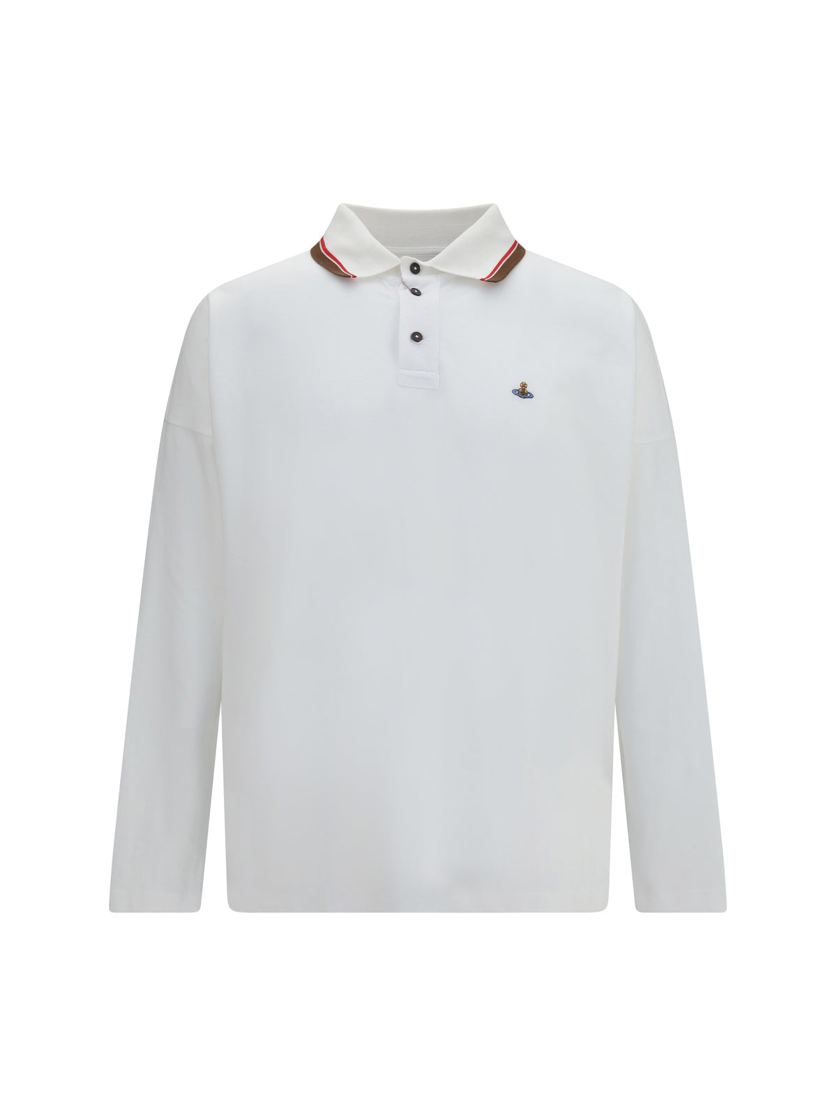 Vivienne Westwood Men Oversized Long-Sleeve Polo