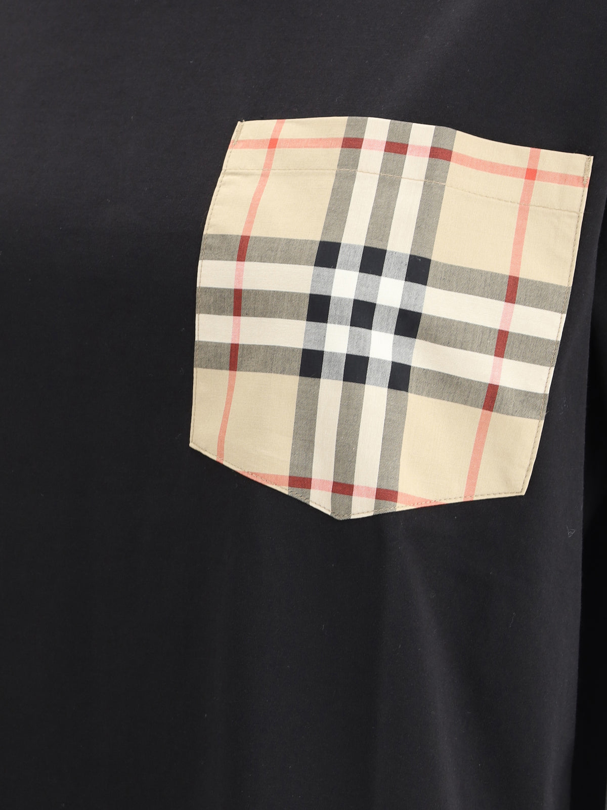 BURBERRY Burberry Women Archive Check Pocket T-Shirt