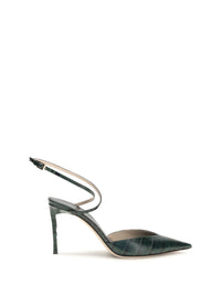 Tom Ford Women Crocodile-Print Leather Pumps