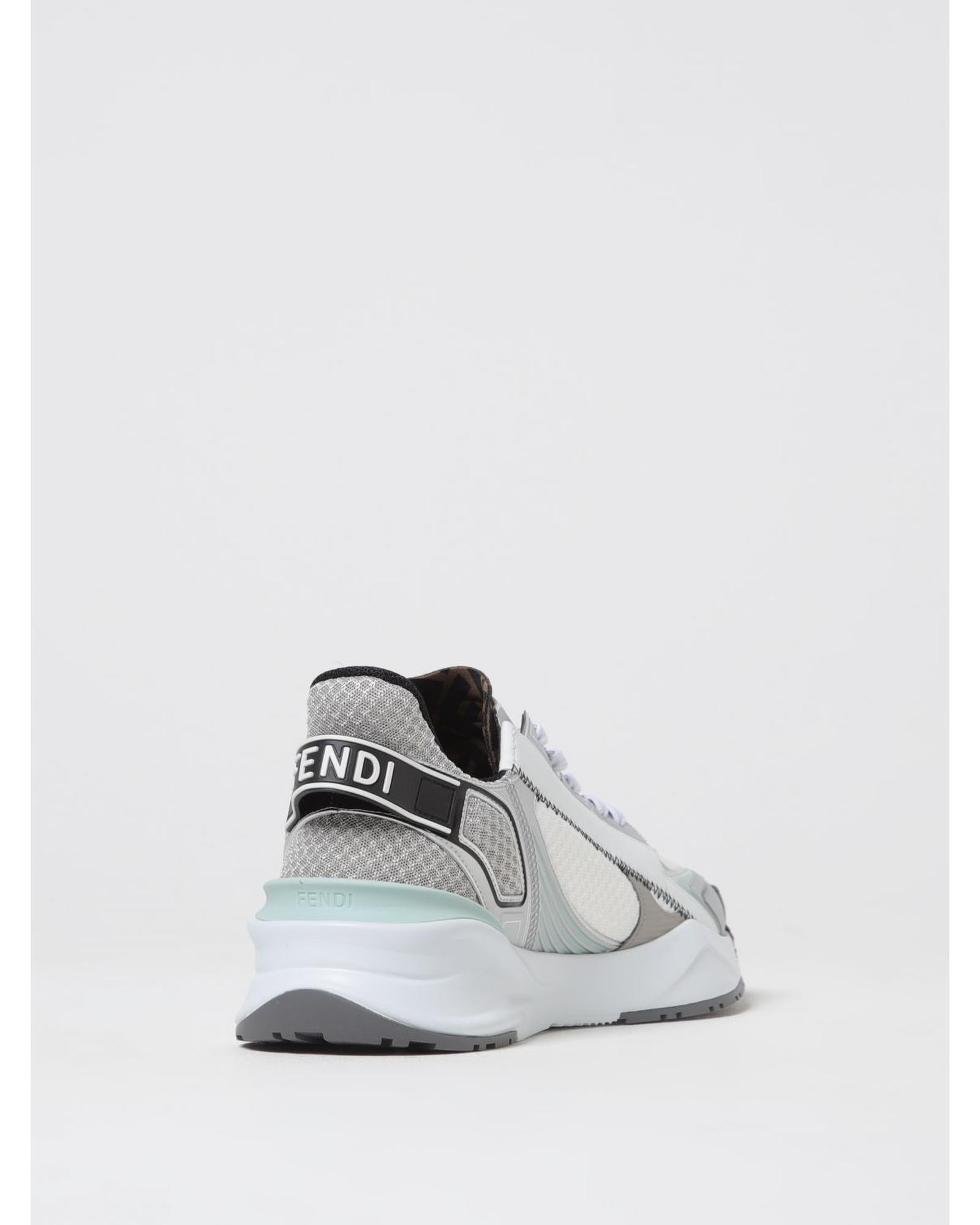 スニーカー FENDI Men Sneakers Silver 7E1689AOS0 F1PXV Fendi Outlet: Sneakers men - Silver | Fendi sneakers