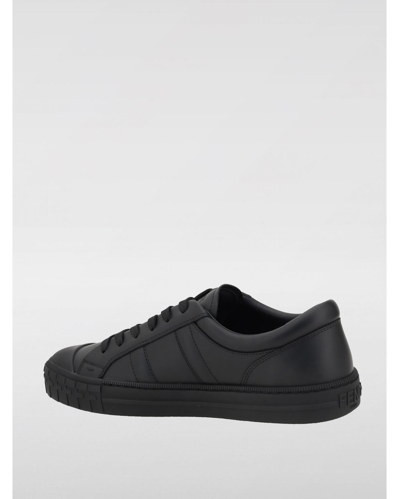 Fendi Match LowTop Sneakers Men Black
