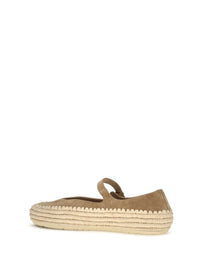LOEWE Loewe Women Rio Suede And Raffia Mary Jane Espadrillas