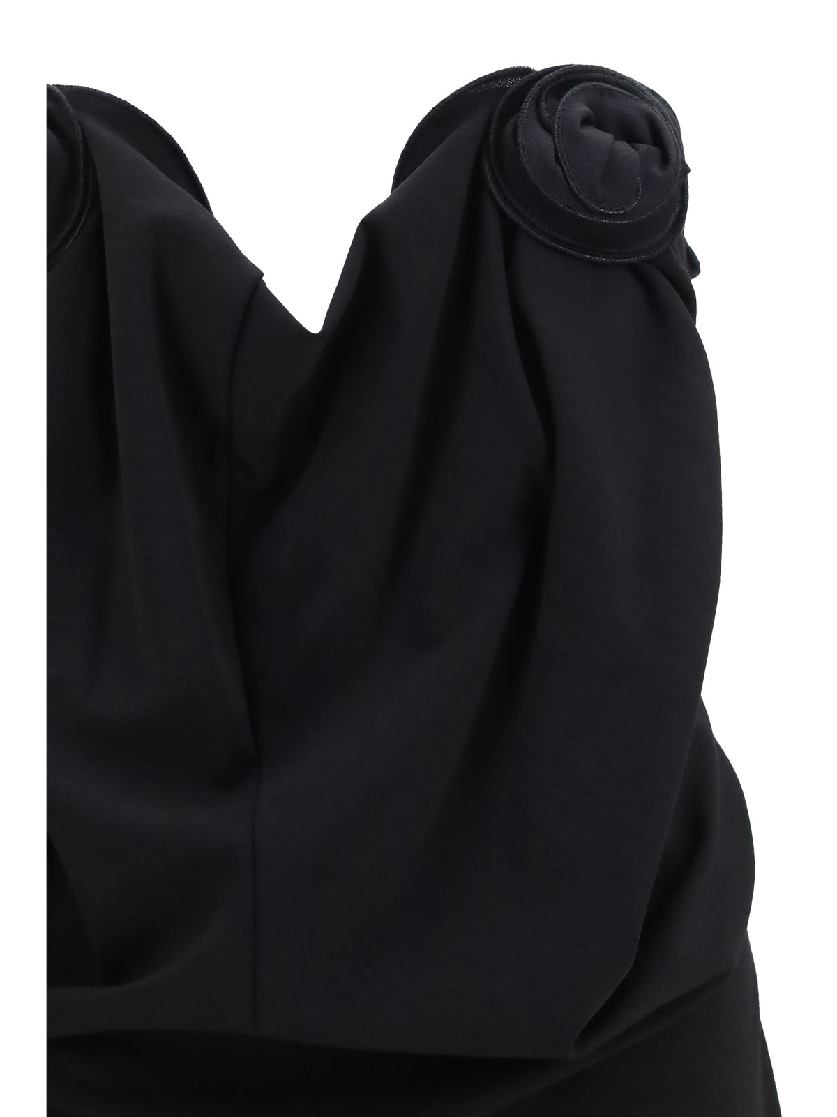 MAGDA BUTRYM Magda Butrym Women Draped Dress With Sculptural Floral Details