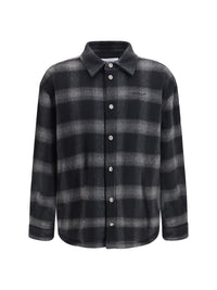 Off-White Men Padded Flannel Jacket
