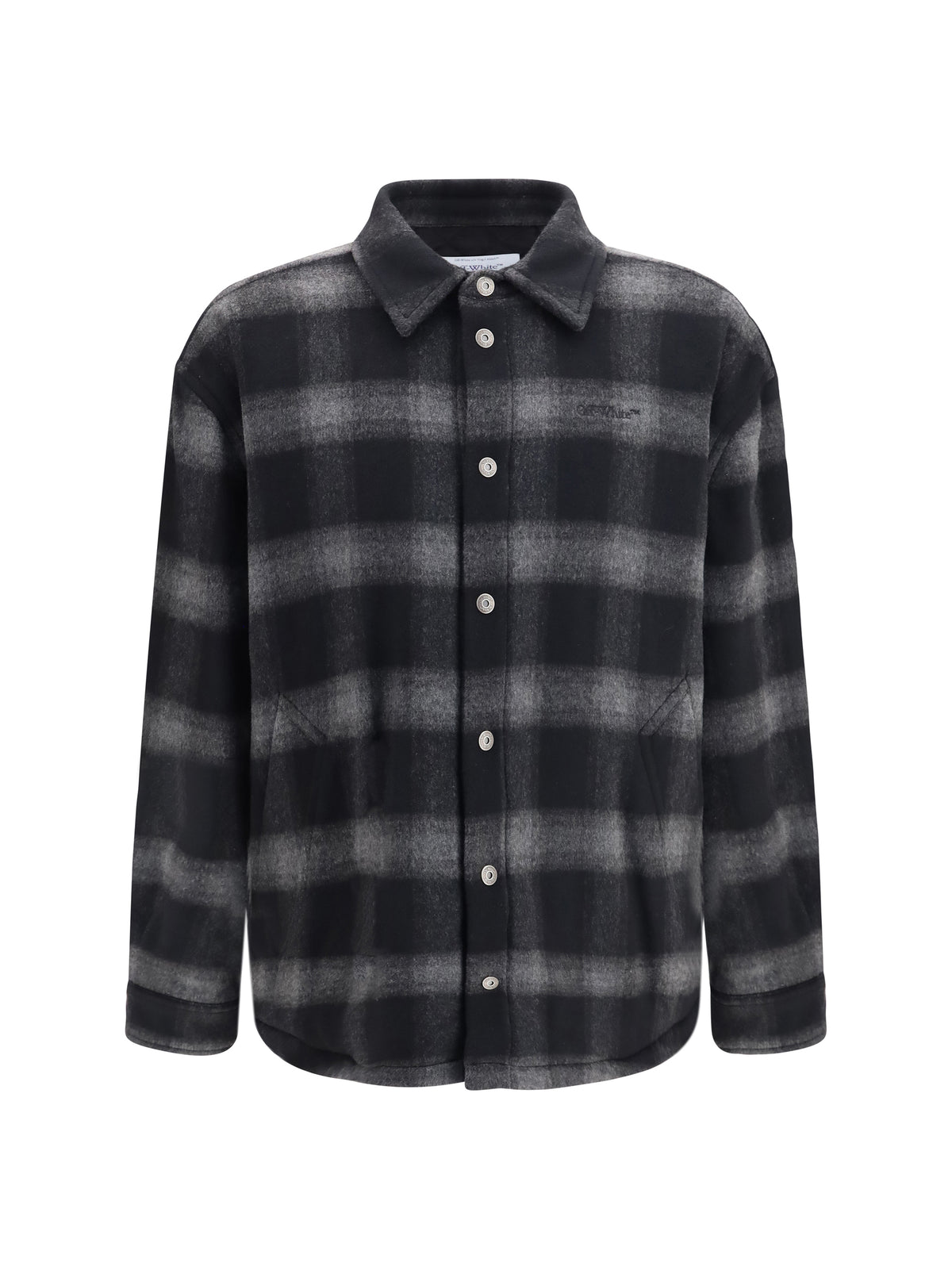 Off-White Men Padded Flannel Jacket