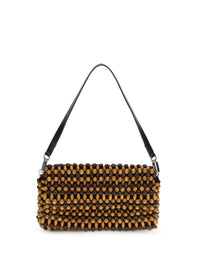 STAUD Staud Women Timmy Shoulder Bag Multi Wood Beads