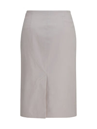 MIU MIU Miu Miu Women Stretch Cotton-Blend Midi Skirt