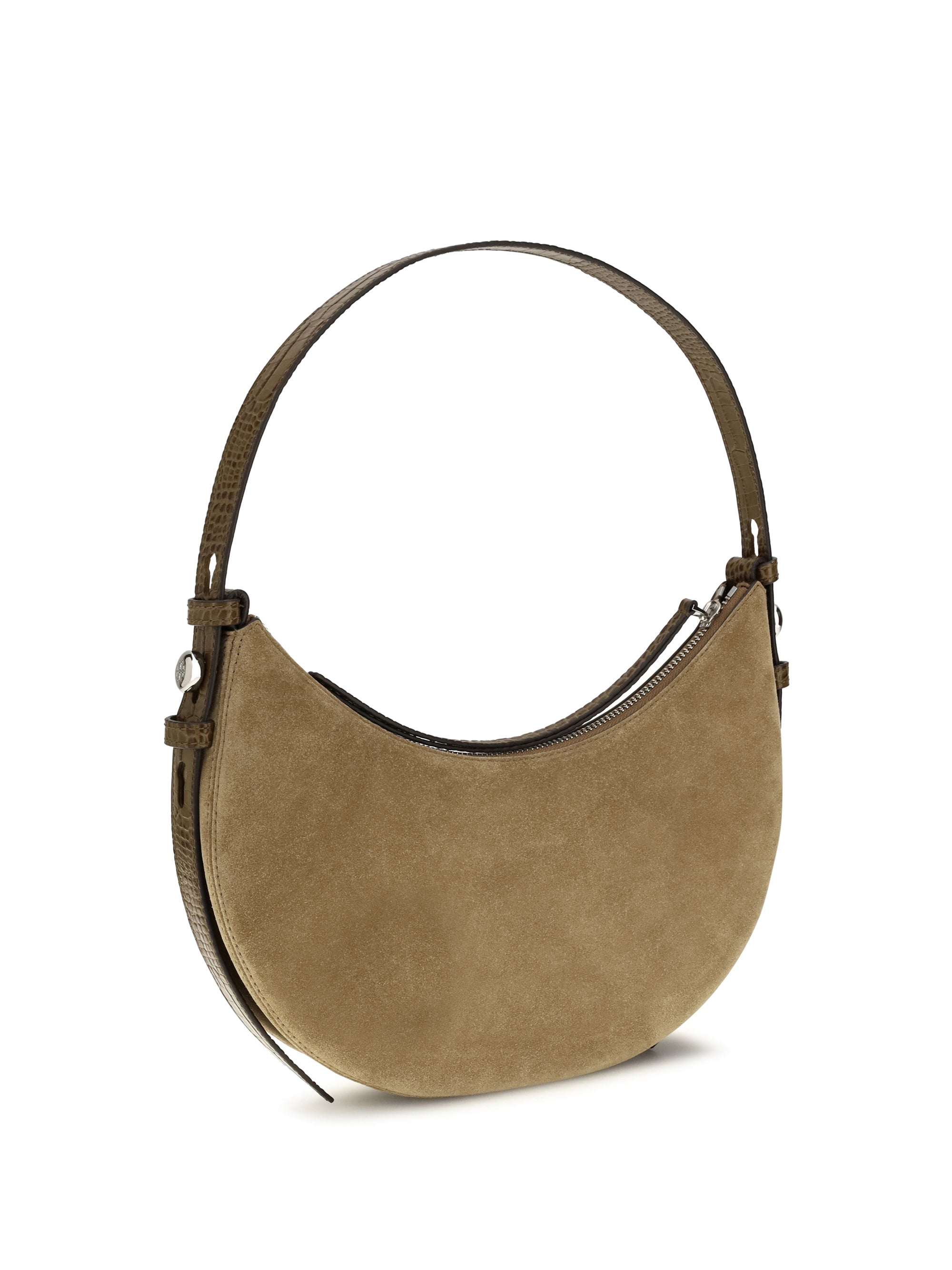 TORY BURCH Tory Burch Women Romy Suede Crescent Shoulder Bag