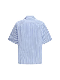 DOLCE & GABBANA Dolce & Gabbana Men Striped Poplin Hawaii Shirt