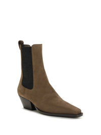 BRUNELLO CUCINELLI Brunello Cucinelli Women Suede Texan Ankle Boots