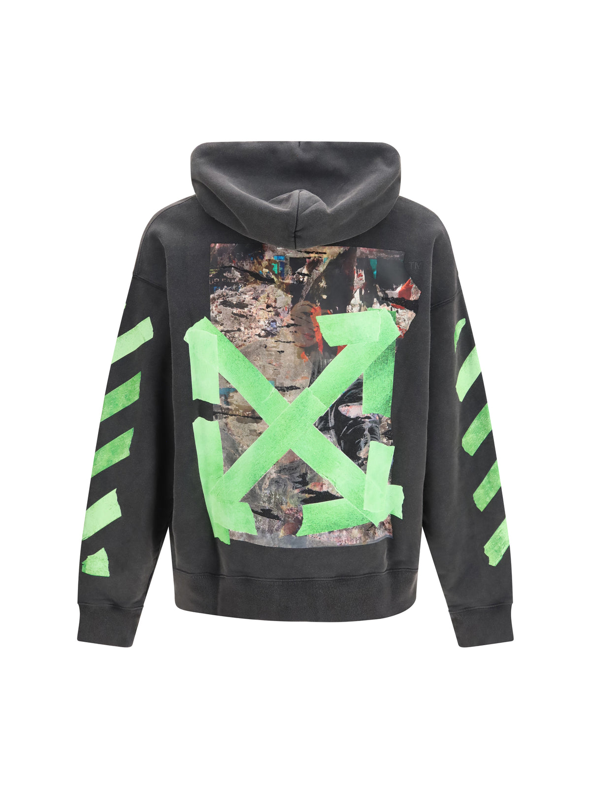 OFF-WHITE Off-White Men Bacco Arrow Skate Hooded Sweatshirt