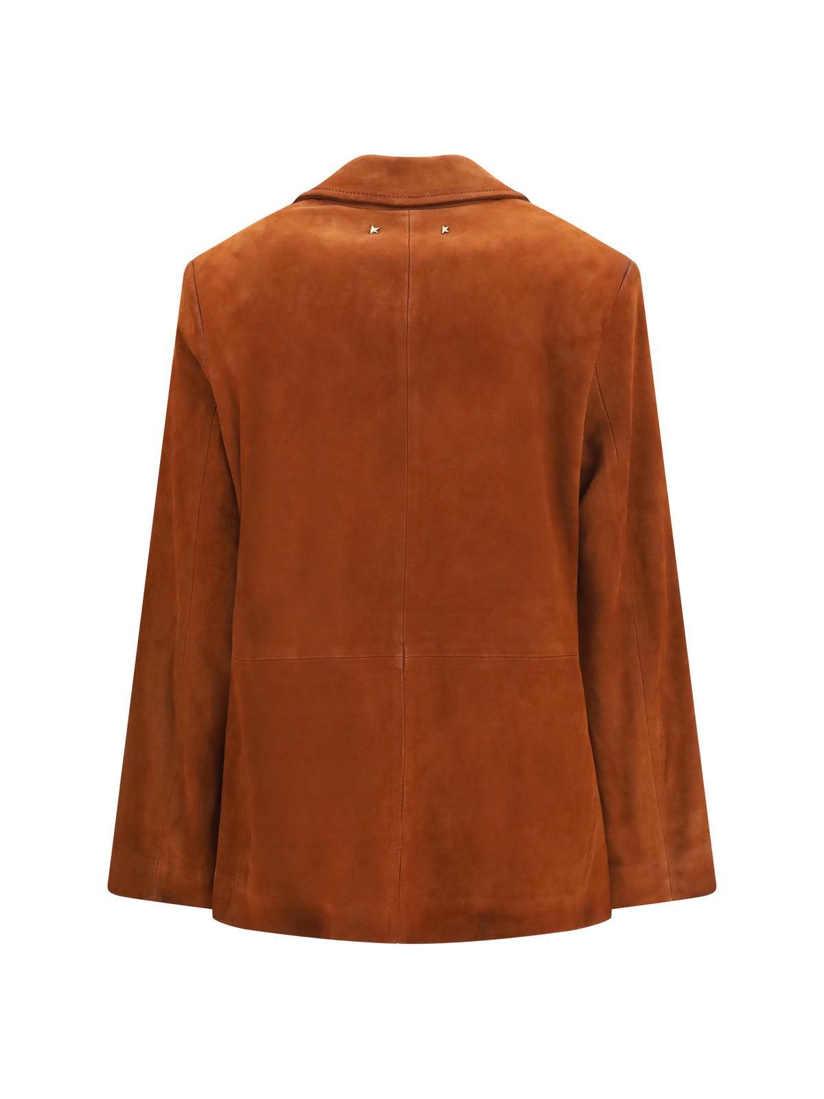 Golden Goose Women Single-Breasted Leather Jacket