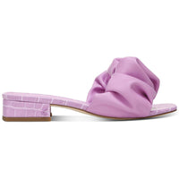 Janis Womens Gathered Slide Sandals