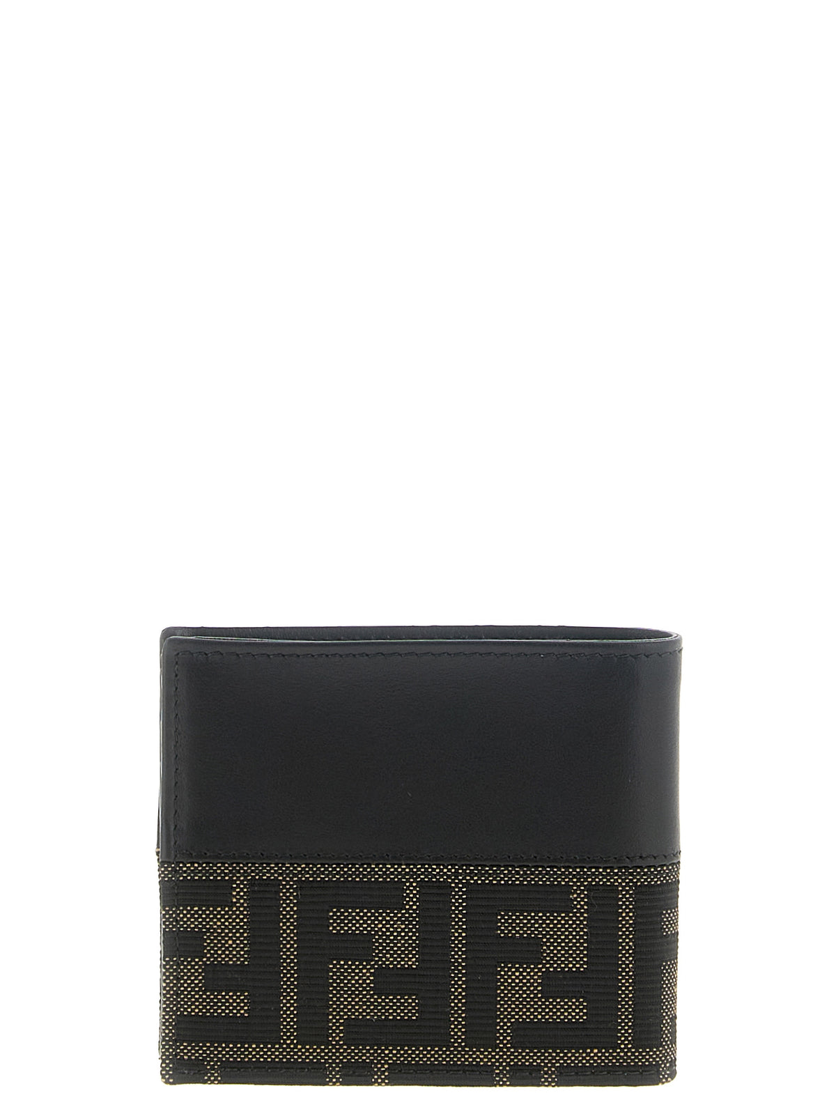 Fendi Men Two-Color Ff Jacquard Wallet
