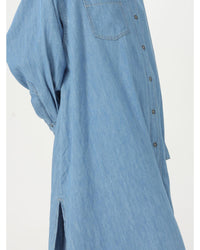 7 For All Mankind Denim Shirt Dress Women Blue Dresses
