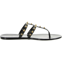 Ellie Womens Patent Flip-Flop Thong Sandals