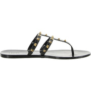 Ellie Womens Patent Flip-Flop Thong Sandals