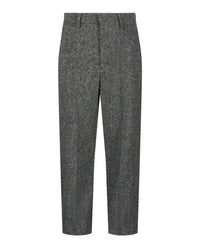 Valentino Mens Wool Checkered Dress Pants