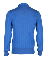 Valentino Valentino Mens Ribbed Knit Cotton Polo Sweater