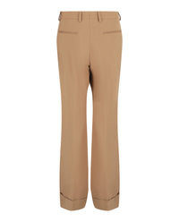 Valentino Valentino Mens Wool Tailored Cuffed Trousers