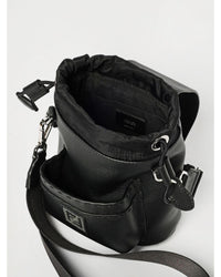 Fendi Mini Backpack Leather Zip Men Black Shoulder Bags