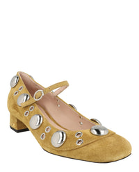 Valentino Valentino Womens Nellcôte Suede Mary Jane Pumps