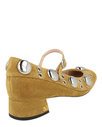 Valentino Valentino Womens Nellcôte Suede Mary Jane Pumps