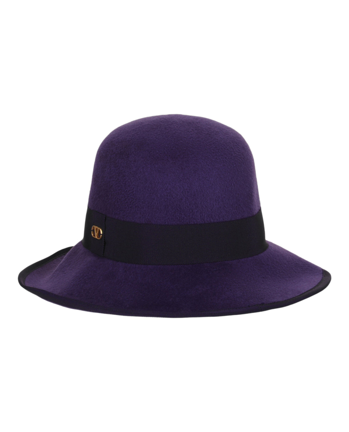 Valentino Valentino Womens Vlogo Signature Curved Wide Brim Hat