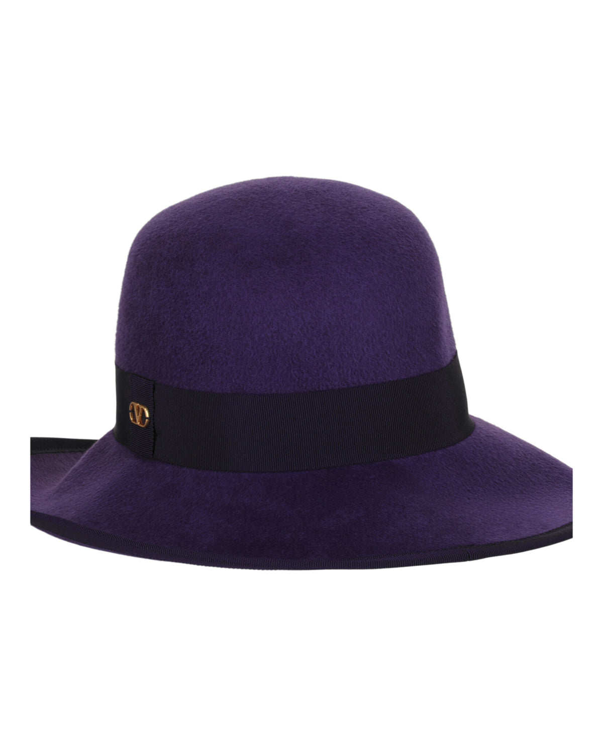 Valentino Valentino Womens Vlogo Signature Curved Wide Brim Hat
