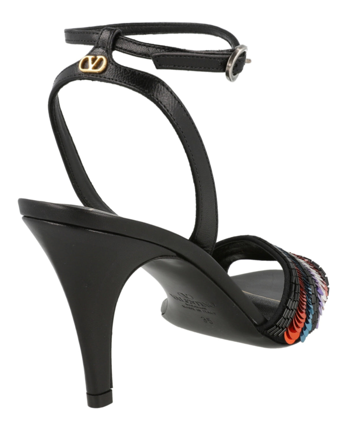 Valentino Valentino Womens Ladycrush Sequin Sandals