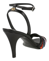 Valentino Valentino Womens Ladycrush Sequin Sandals