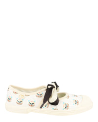 Valentino Valentino Womens Cat Print Bay By Bay Ballerina Sneakers