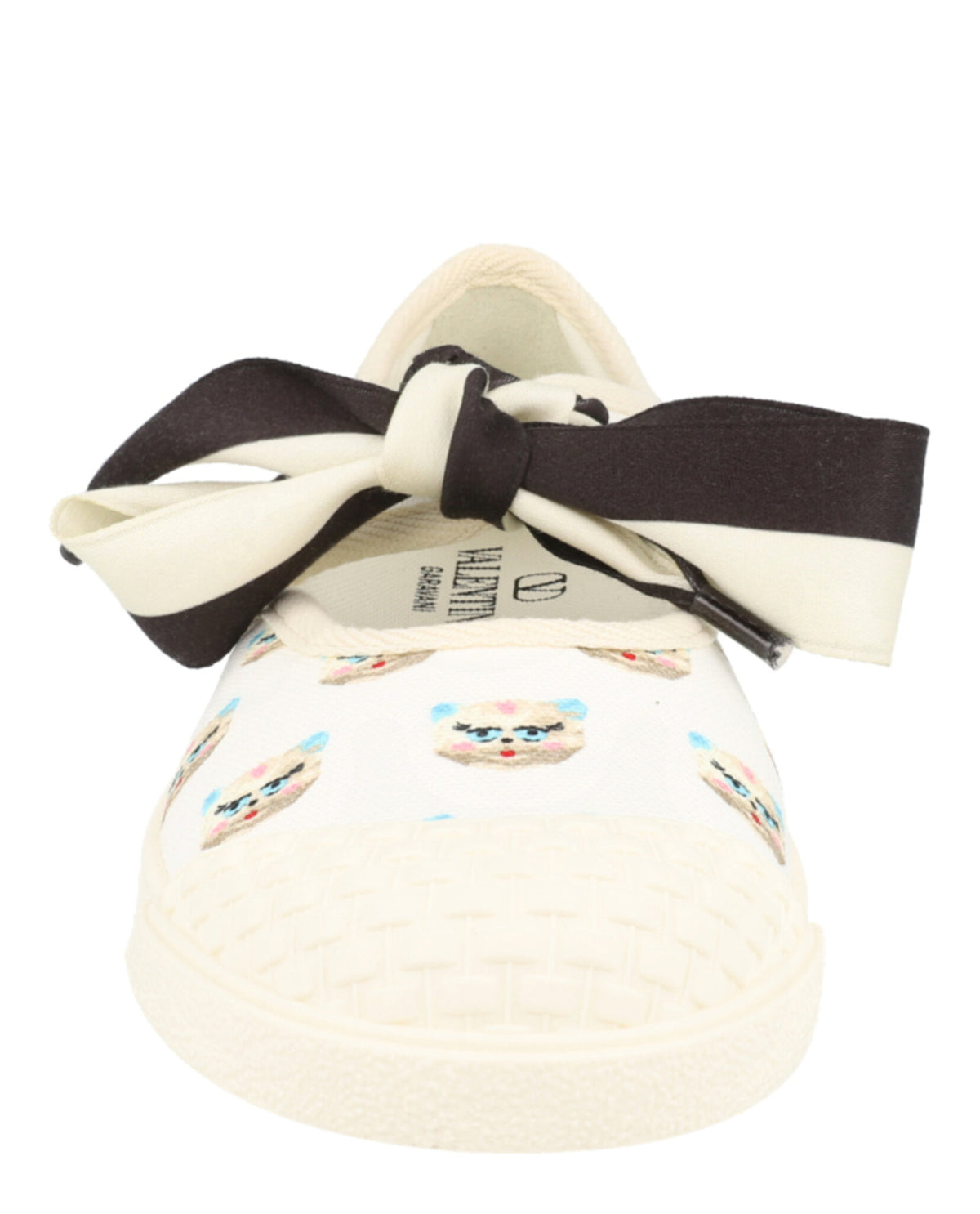 Valentino Valentino Womens Cat Print Bay By Bay Ballerina Sneakers